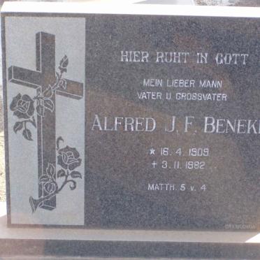 BENEKE Alfred J.F. 1909-1982