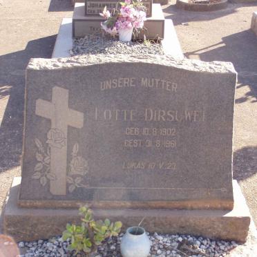 DIRSUWEI Lotte 1902-1961