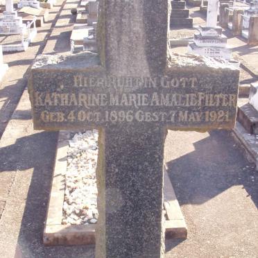 FILTER Katharine Marie Amalie 1896-1921