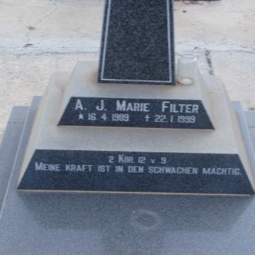 FILTER A.J. Marie 1909-1999