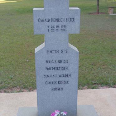 FILTER Oswald Heinrich 1948-2003