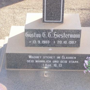 HIESTERMANN Gustav C.C.  1903-1987