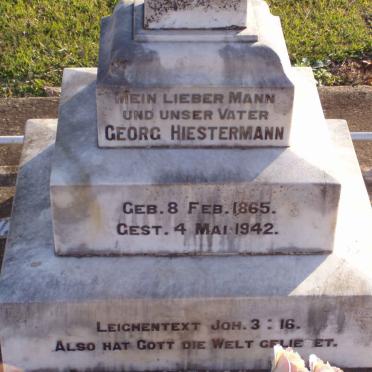 HIESTERMANN Georg 1865-1942