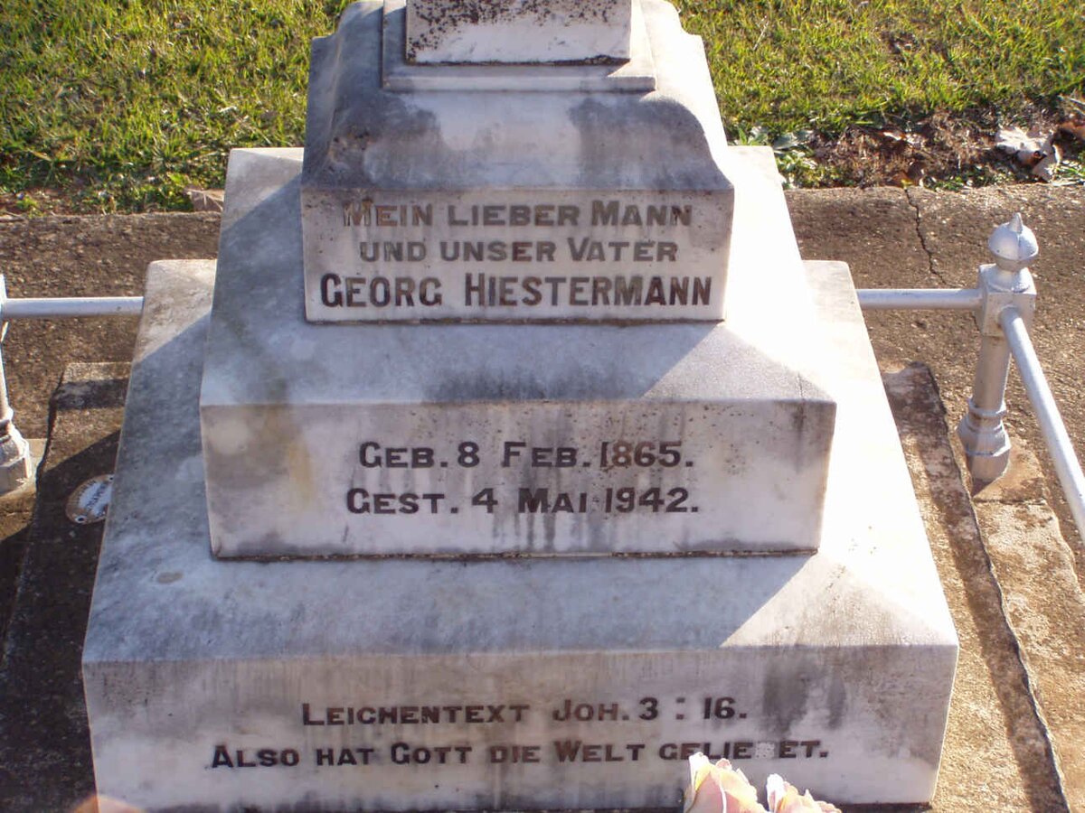 HIESTERMANN Georg 1865-1942