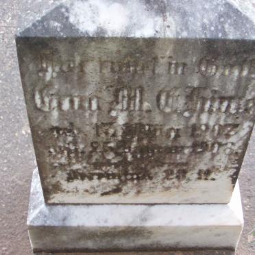 HINZE Erna M.C. 1907-1908