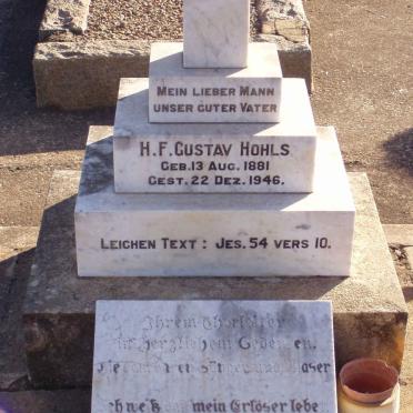 HOHLS H.F. Gustav 1881-1946