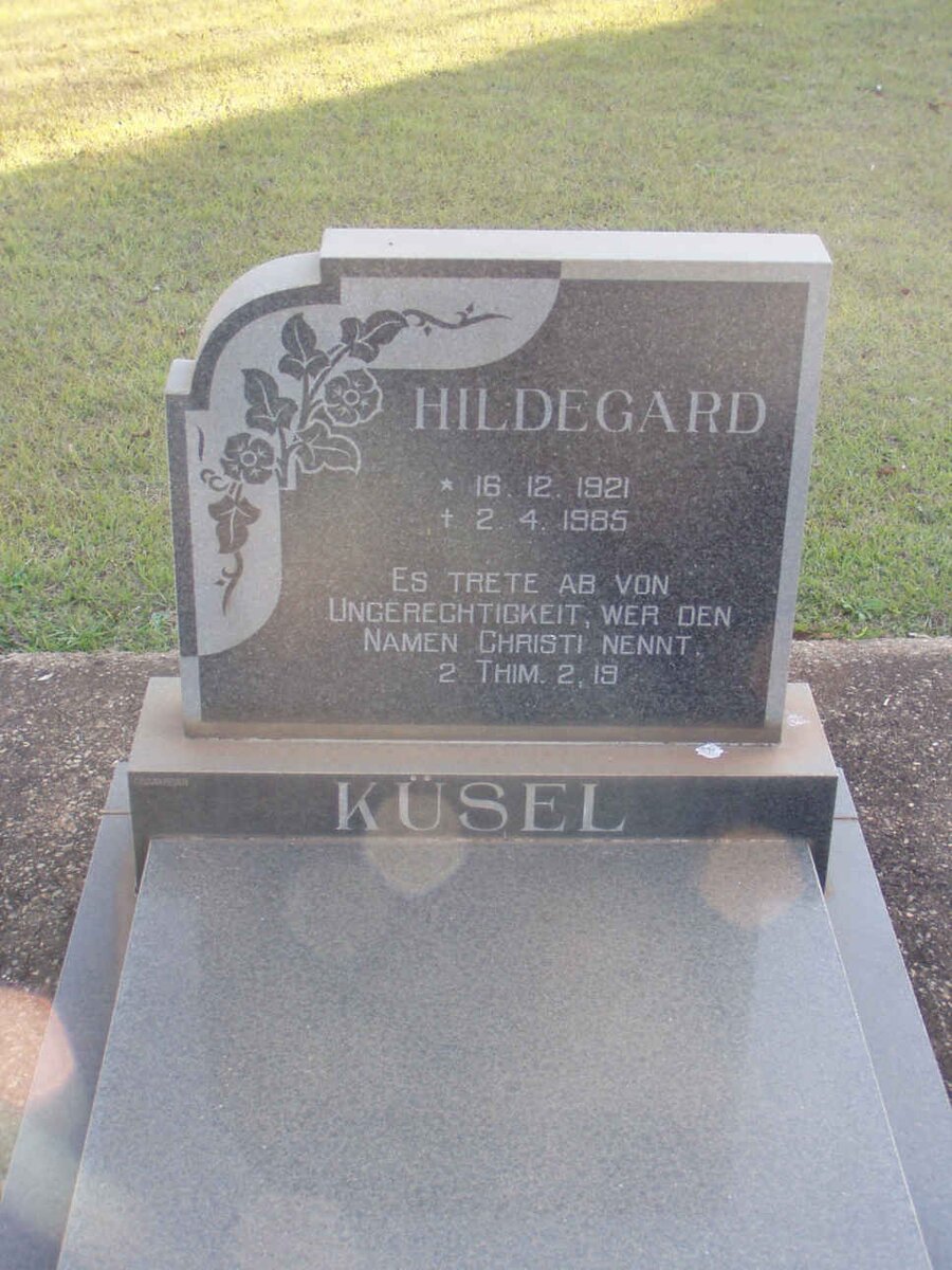 KUSEL Hildegard 1921-1985