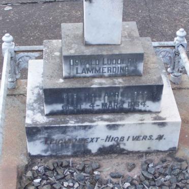 LAMMERDING Oswald Ludolph 1922-1934