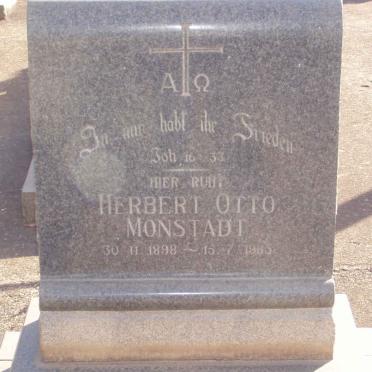 MONSTADT Herbert Otto 1898-1965