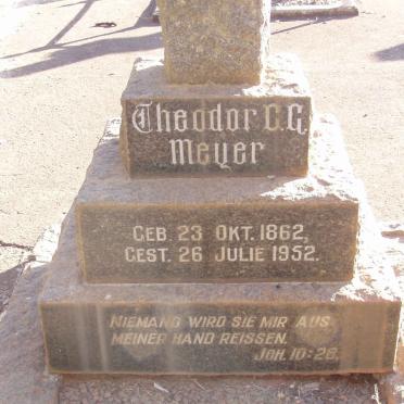 MEYER Theodor C.G. 1862-1952