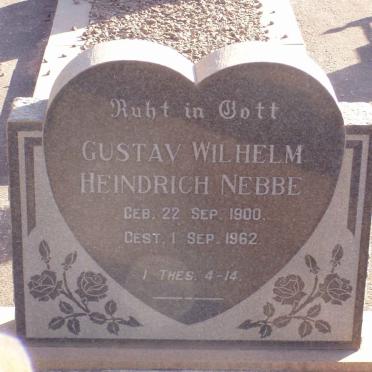 NEBBE Gustav Wilhelm Heindrich 1900-1962