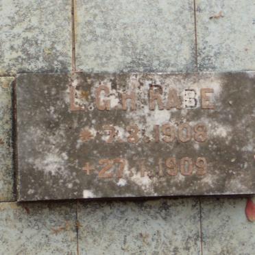 RABE L.G.H 1908-1909