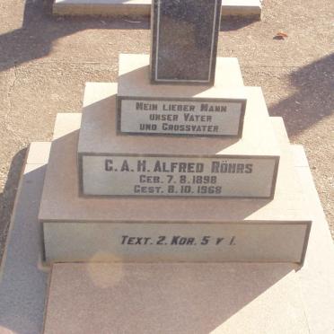 ROHRS G.A.H. Afred 1898-1968