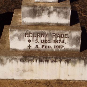 RABE Helene 1874-1917