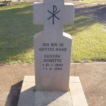 SCHUTTE Gustav 1902-1984