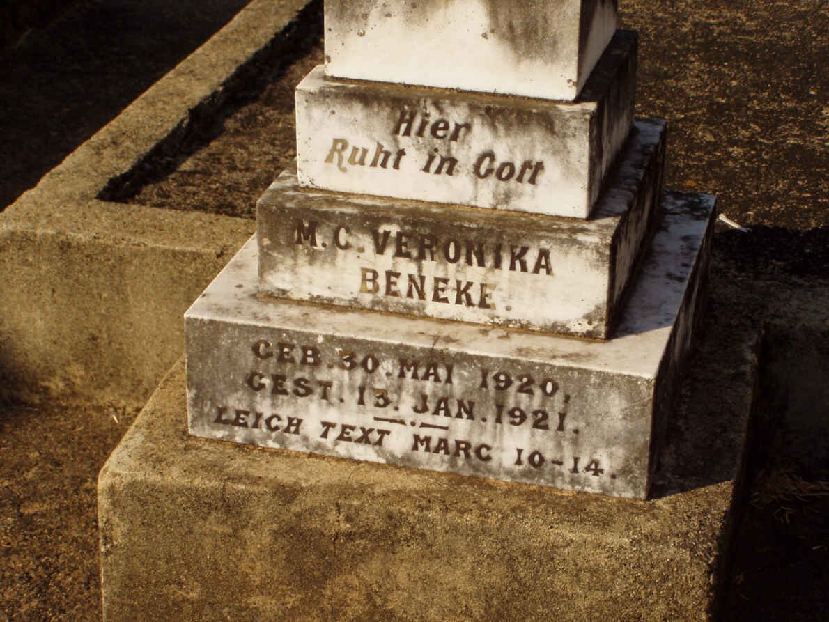BENEKE M.C. Veronika 1920-1921