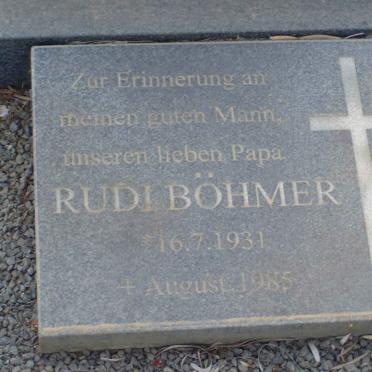BÖHMER Rudi 1931-1985