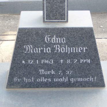 BÖHMER Edna Maria 1963-1991