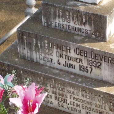 BÖHMER Frieda nee Gevers 1892-1957