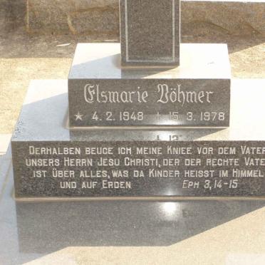 BÖHMER Elsmarie 1948-1978