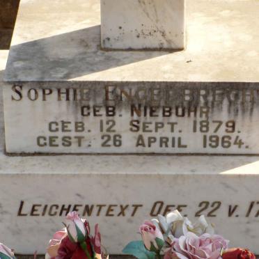ENGELBRECHT Sophie M.C. nee NIEBUHR 1879-1964