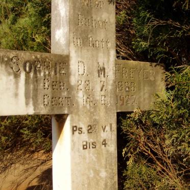 FREYER Sophie D.M. 18?6-1927