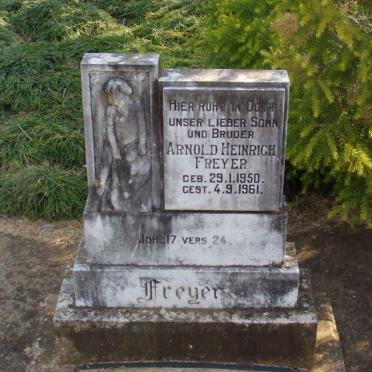 FREYER Arnold Heinrich 1950-1961