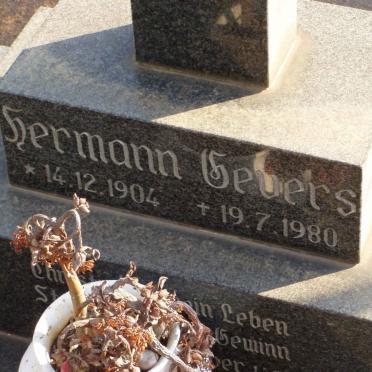 GEVERS Hermann 1904-1980