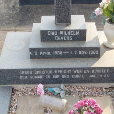 GEVERS Eric Wilhelm 1930-1989