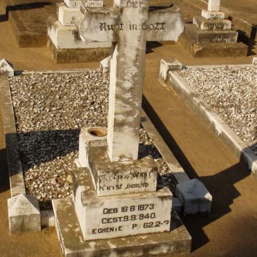 HAMBROCK Johan Heinrich A 1873-1940