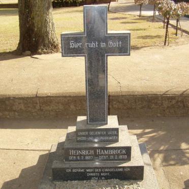 HAMBROCK Heinrich 1897-1973