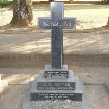 HAMBROCK Hilda 1899-1967