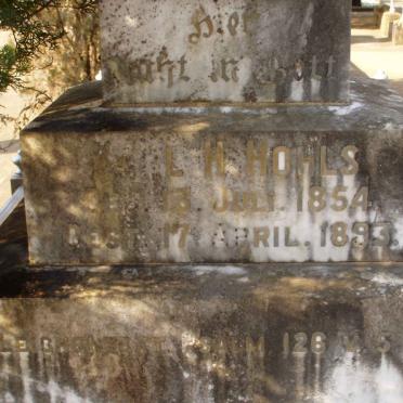 HOHLS Karl H. 1854-1893