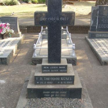 KÜSEL F.H. Theodor 1892-1963