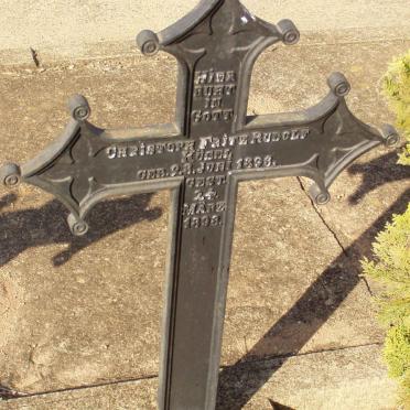 KÜSEL Christoph Fritz Rudolf 1896-1898