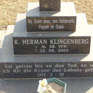 KLINGENBERG K. Herman 1931-2003