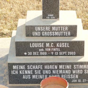 KÜSEL Louise M.C. nee VON FINTEL 1909-2003