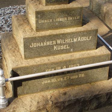 KÜSEL Johannes Wilhelm Adolf 1863-1946