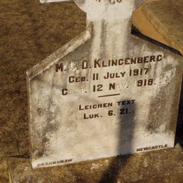 KLINGENBERG M.C.D 1917-1918