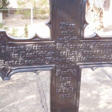 MEYER Jürgen Heinrich 1831-1886 &amp; Marie Dorothe 1842-1905