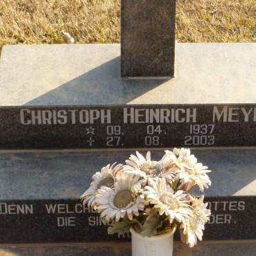 MEYER Christoph Heinrich 1937-2003