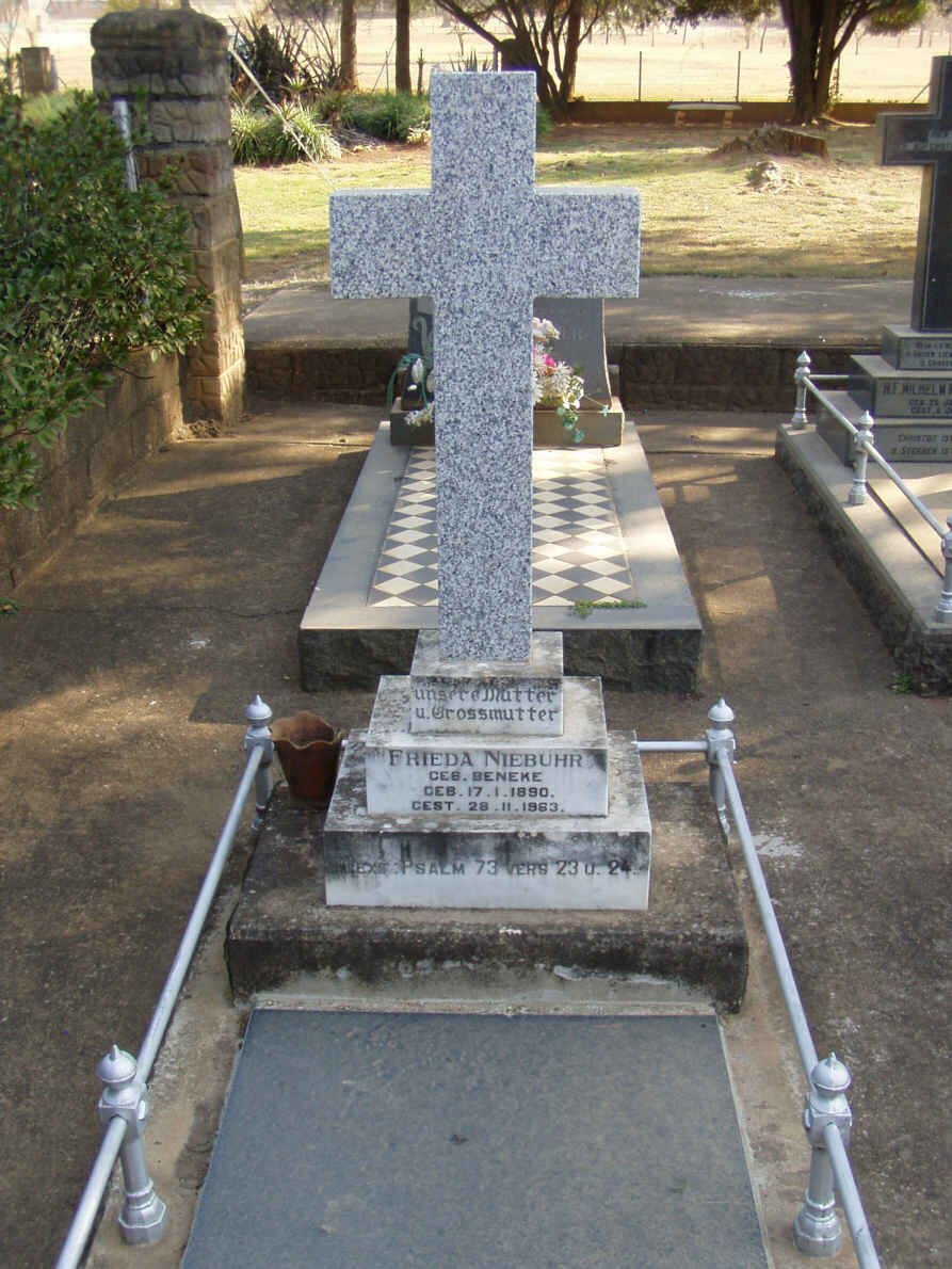 NIEBUHR Frieda nee BENEKE 1890-1963
