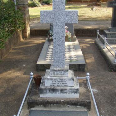 NIEBUHR Frieda nee BENEKE 1890-1963