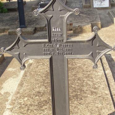 NIEBUHR H.CHR.G. 1909-1910