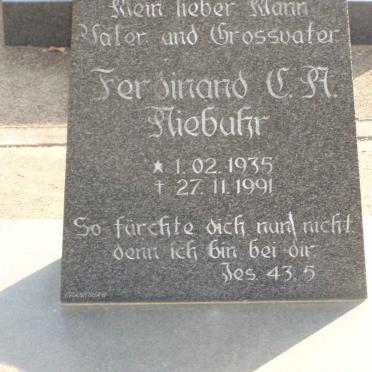 NIEBUHR Ferdinand C.A. 1935-1991