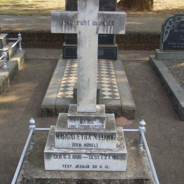 NIEBUHR Margaretha nee KÜSEL 1898-1983