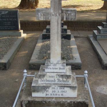 NIEBUHR Ferdinand G.K. 1891-1962