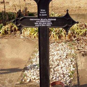 PRIGGE Christina Maria nee EBELING 1828-1879