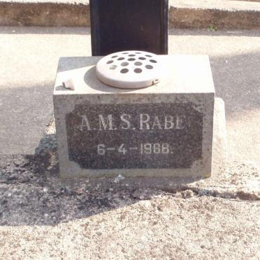 RABE A.M.S. -1968