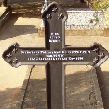 STEFFEN Christiane Friedericke Elise nee TIMM 1831-1886